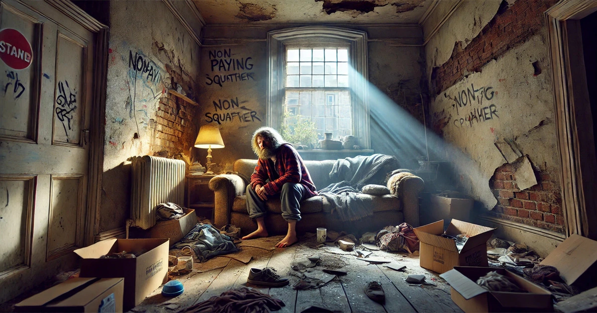 squatting tenants who dont pay